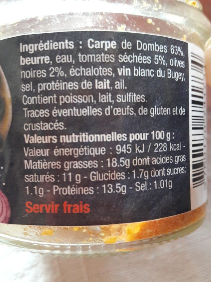Maison Liatout rillettes carpe packshot