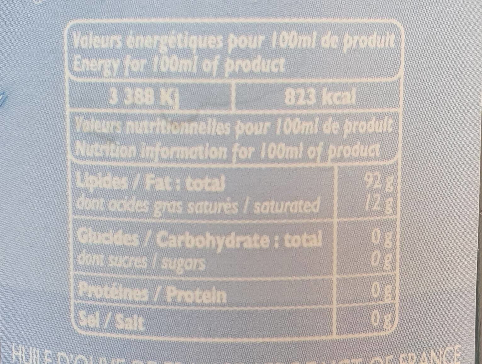 Open Food Facts Huile d'olive packshot