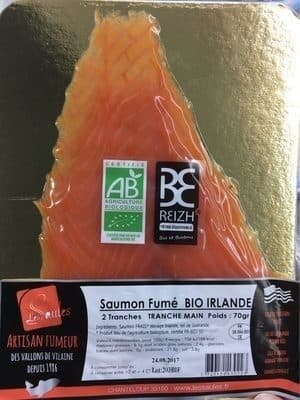 Les Saules Saumon fumé Bio Ecosse packshot