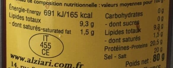 Open Food Facts Anchoiade 80 GR packshot