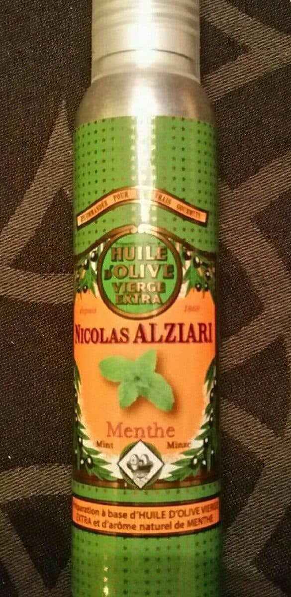 Nicolas alziari Huile d'olive Vierge extra menthe packshot