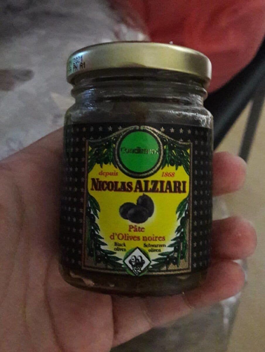Open Food Facts Pâte D'olives Noires 90GR packshot
