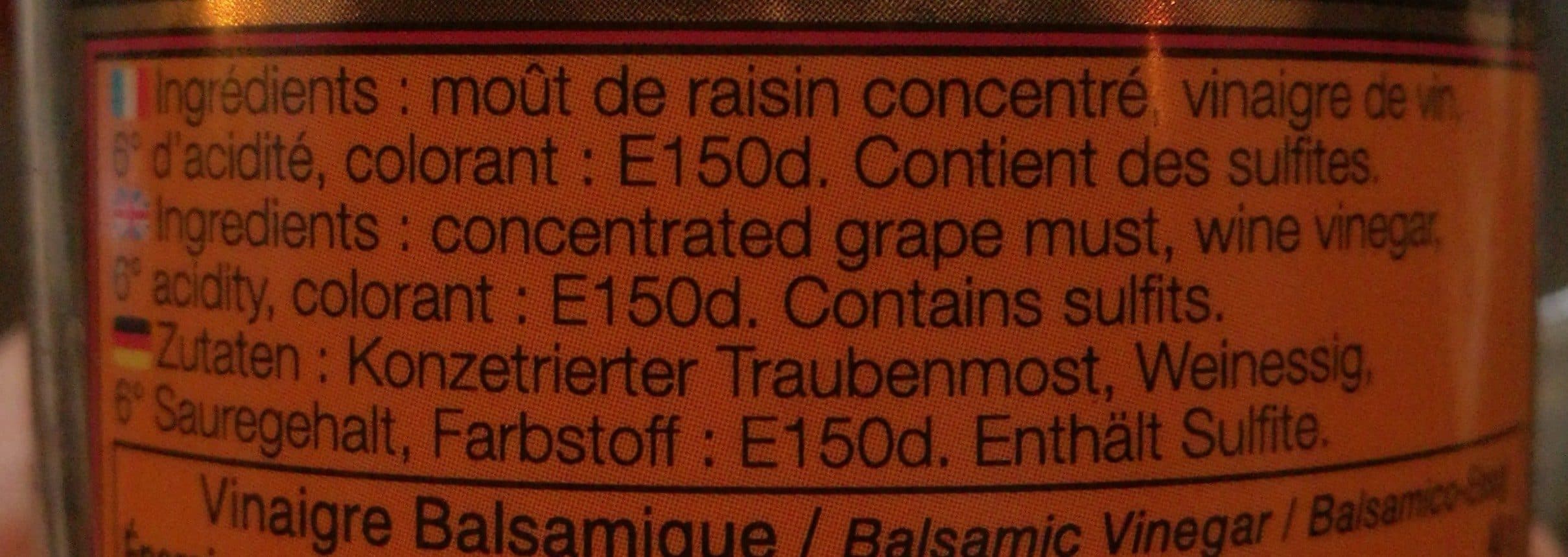 Open Food Facts Vinaigre balsamique packshot
