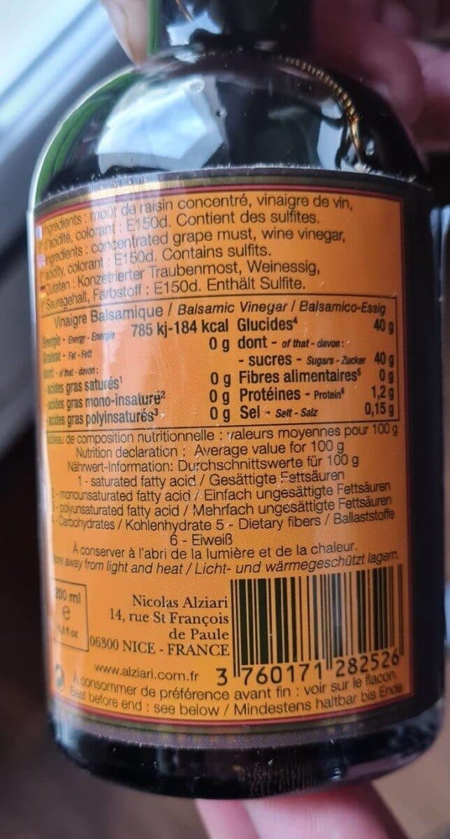 Open Food Facts Vinaigre balsamique packshot