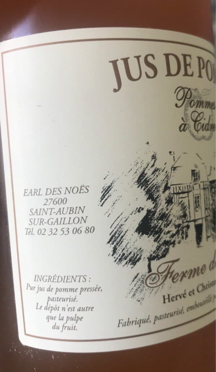 Ferme des Noës Jus de pomme packshot
