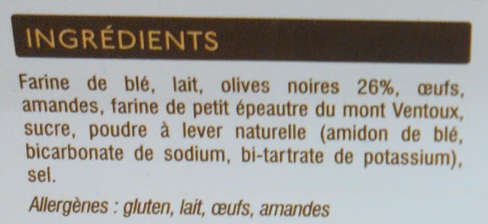 À la table de Mathilde Croquants aux olives packshot
