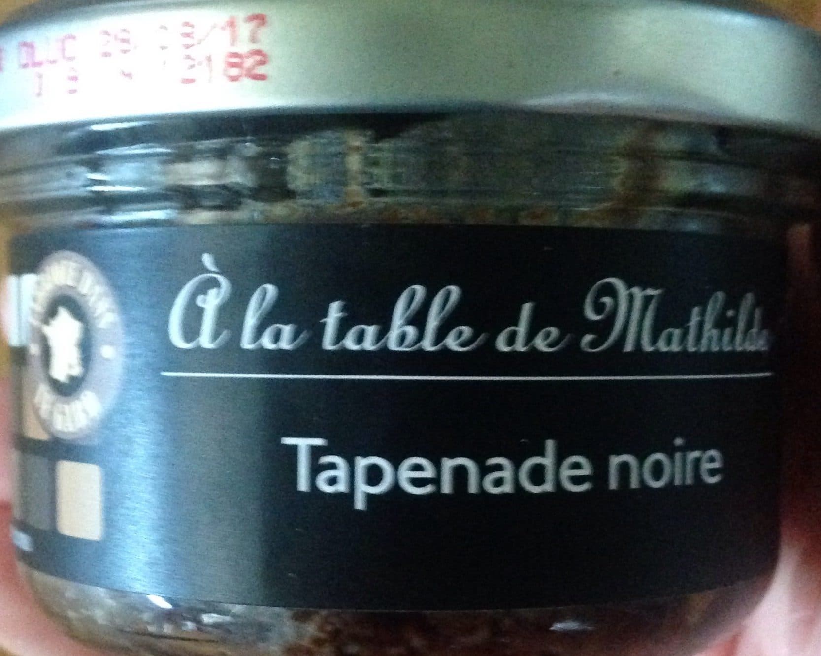 A la table de mathilde Tapenade Noire packshot