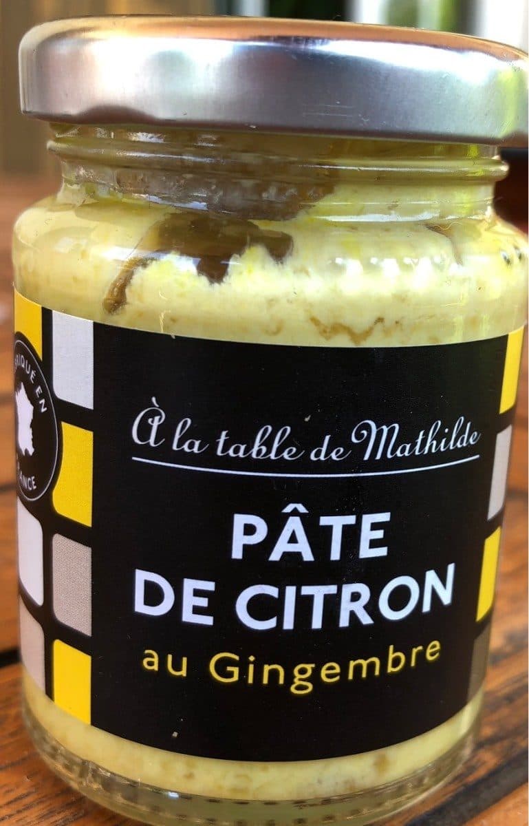 A la table de Mathilde Pâte de citron packshot