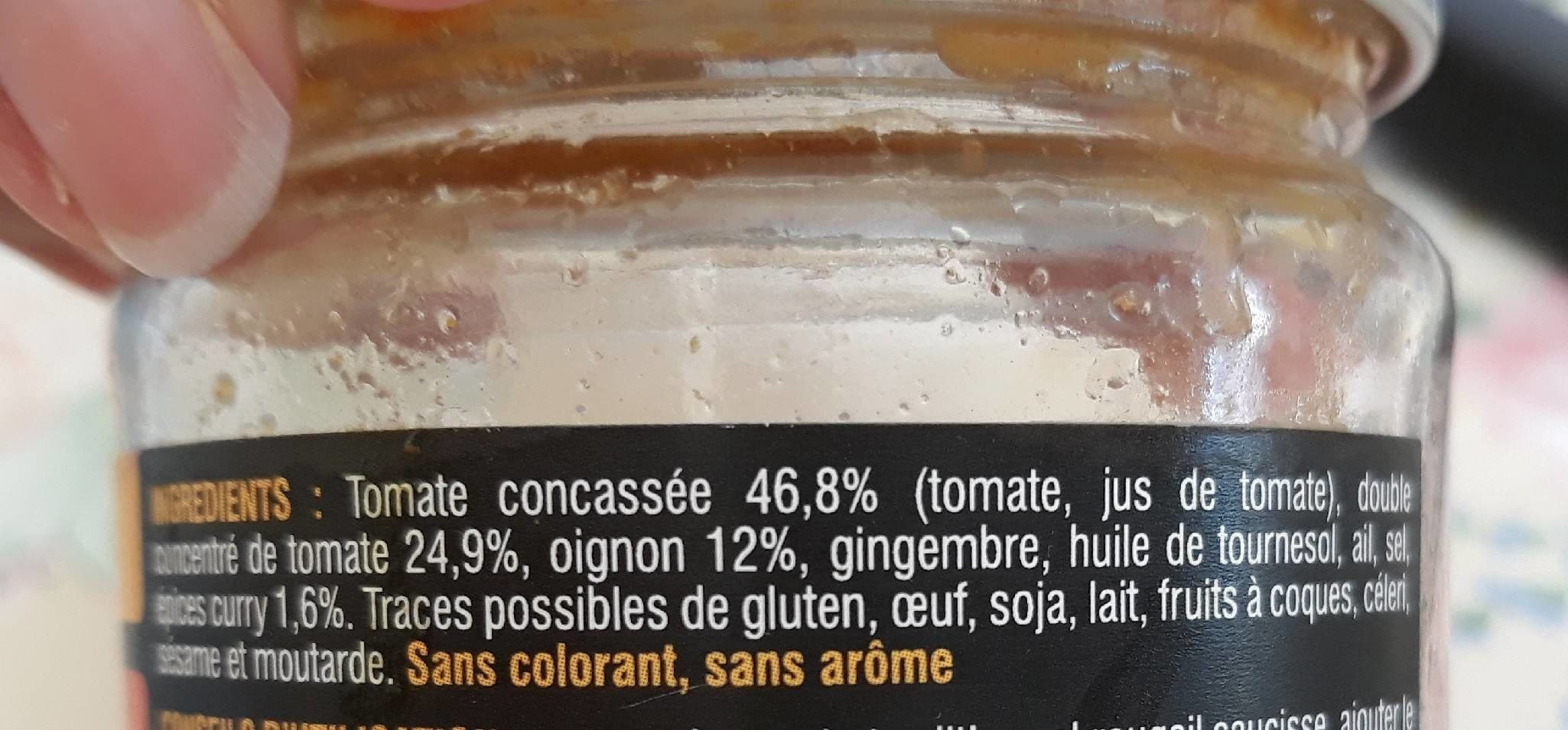 A la table de Mathilde Sauce Rougail Tomate Oignon Aux épices a La Table De Mathilde packshot