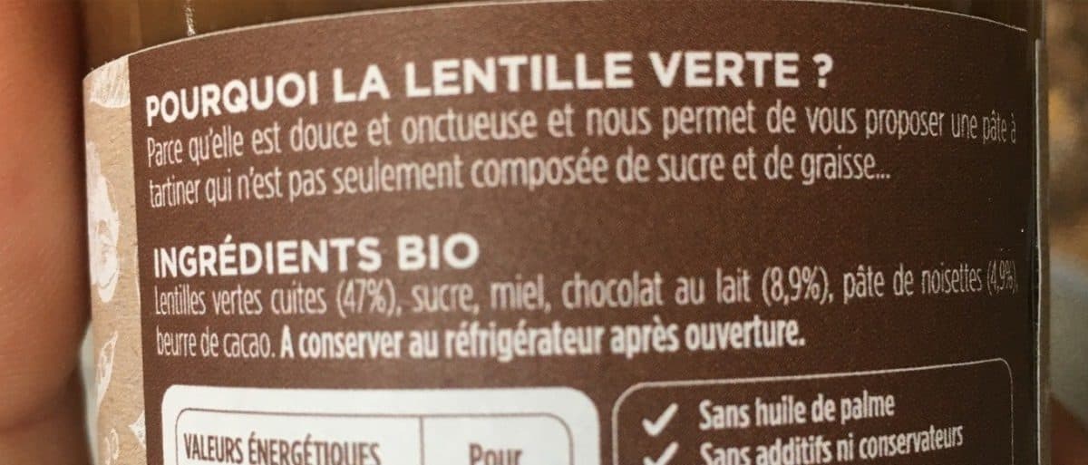 Open Food Facts Pate a tartiner bio packshot