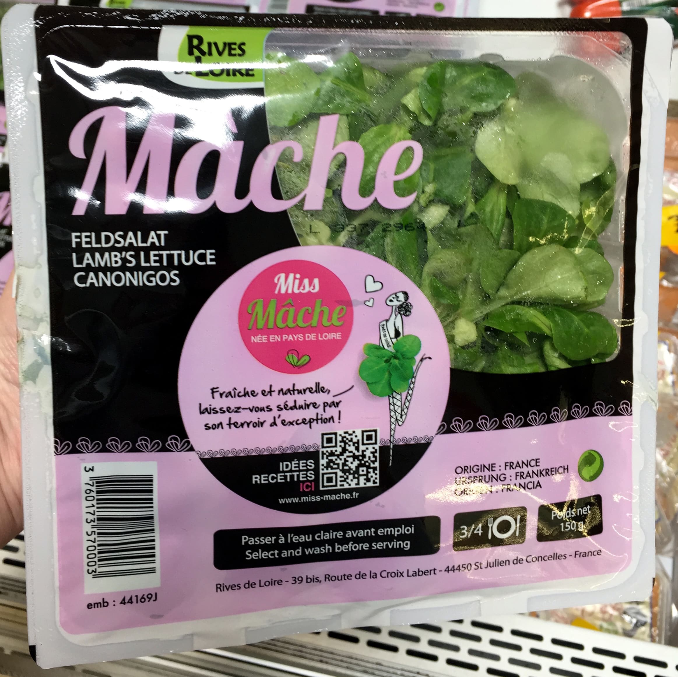 Rives de Loire Mâche packshot
