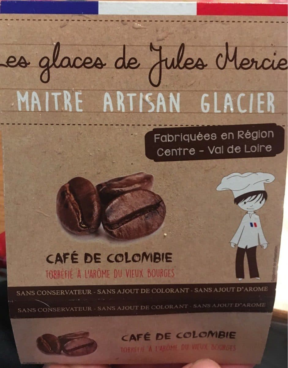 Open Food Facts Glace au café Jules Mercier packshot