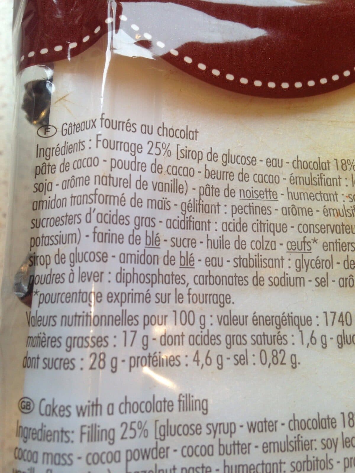 Open Food Facts Mini Fourres Choco500gr packshot