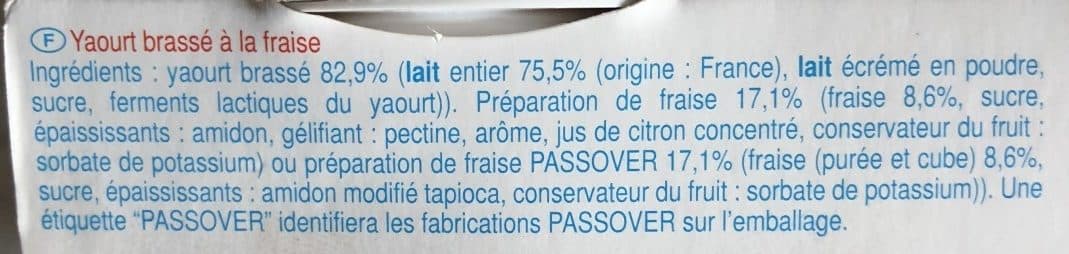 Dairy Farm Yaourt a la fraise packshot