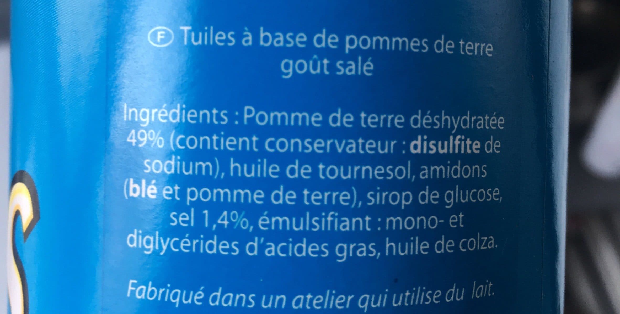 Open Food Facts Tuiles sale packshot