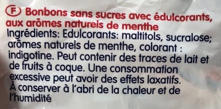Open Food Facts Bonbons menthe packshot