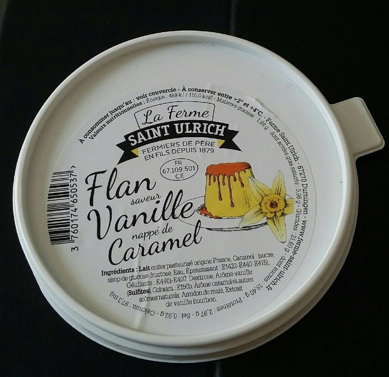 La Ferme Saint Ulrich Flan vanille caramel packshot