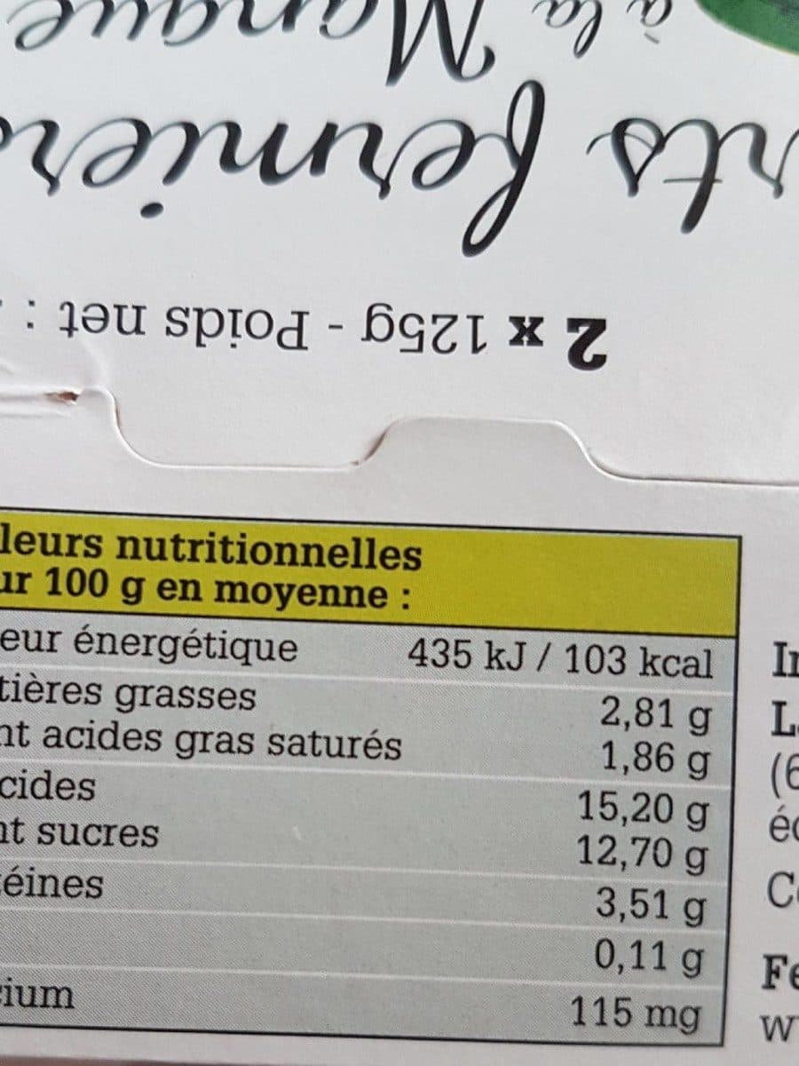 La Ferme Saint Ulrich Yaourts fermiers mangue passion packshot
