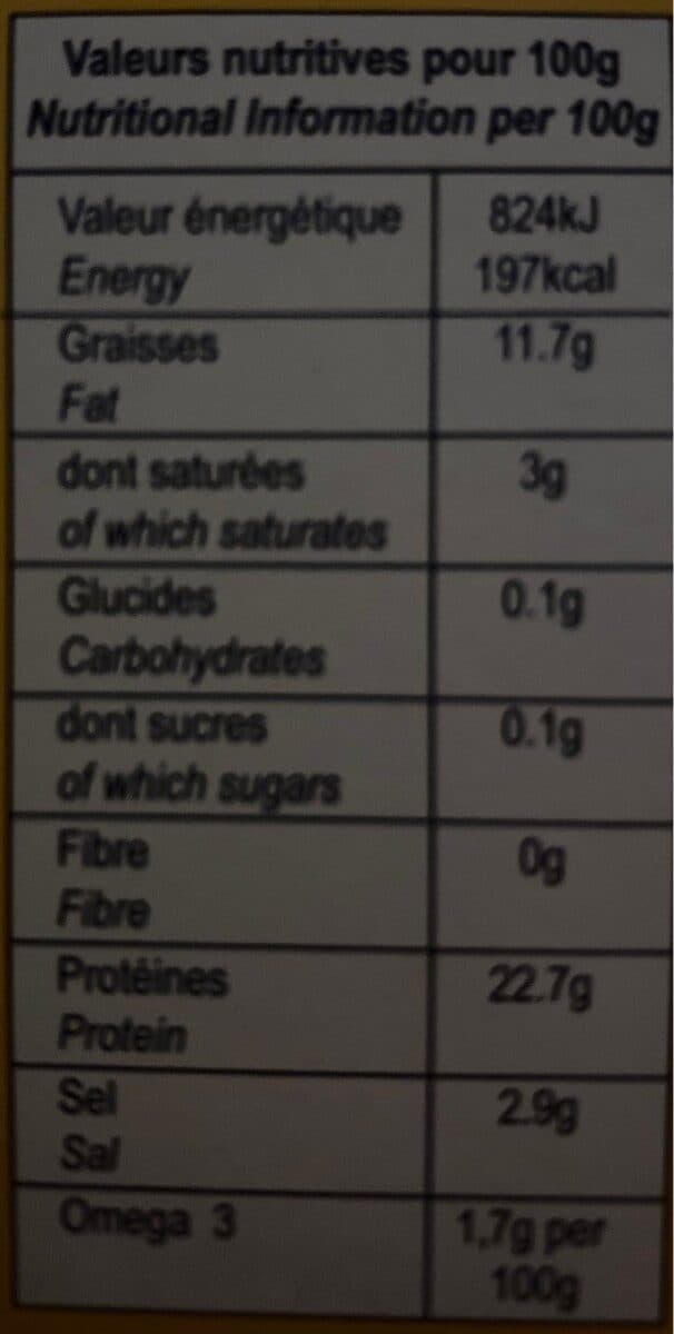 Open Food Facts Saumon Ecosse Sir Edward's packshot