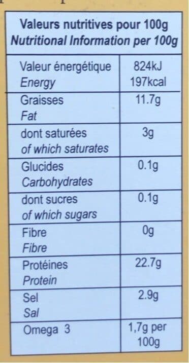 Open Food Facts Saumon Ecosse Sir Edward's packshot