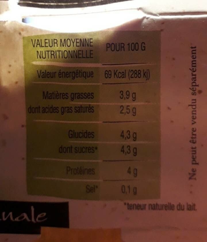 Ker Ronan Yaourt au lait entier nature packshot