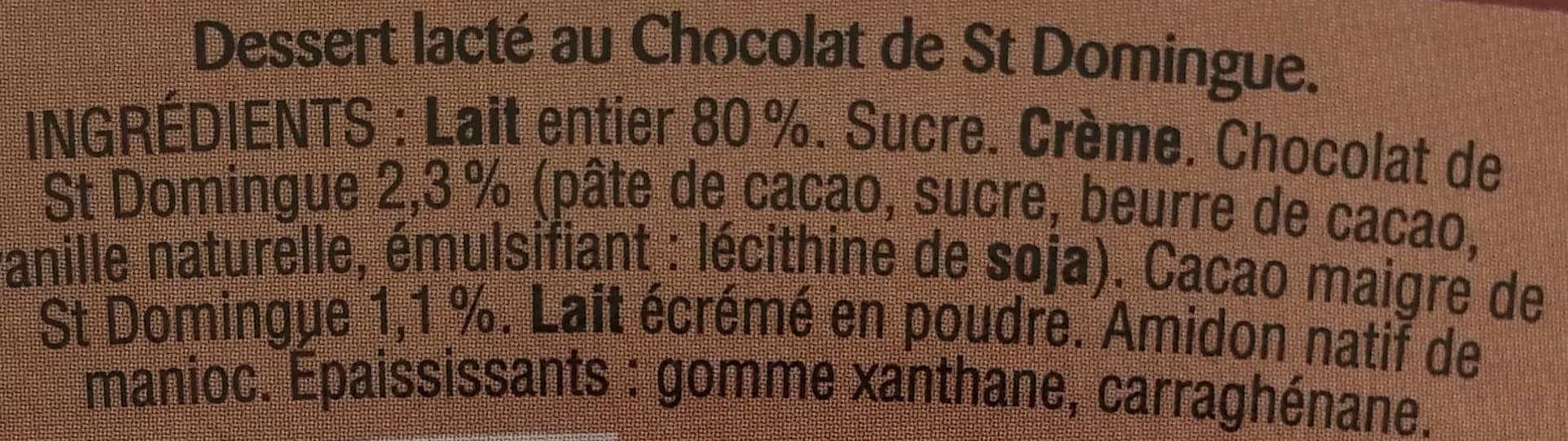 Ker Ronan Crème dessert chocolat de St Domingue et sa galette bretonne packshot