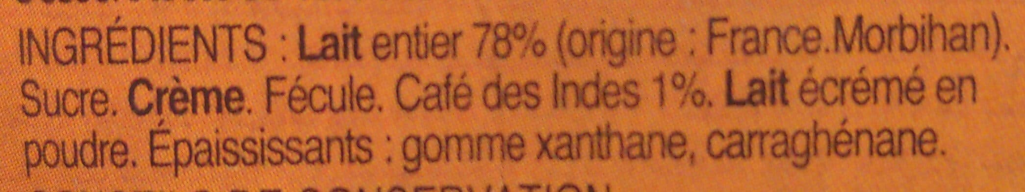 Ker Ronan Crème Dessert au Lait Entier Café des Indes packshot