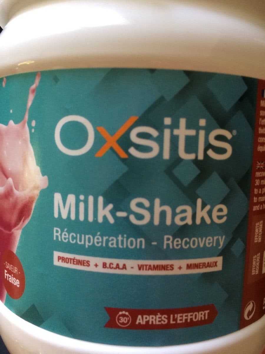 Oxsitis Milk Shake saveur Fraise packshot