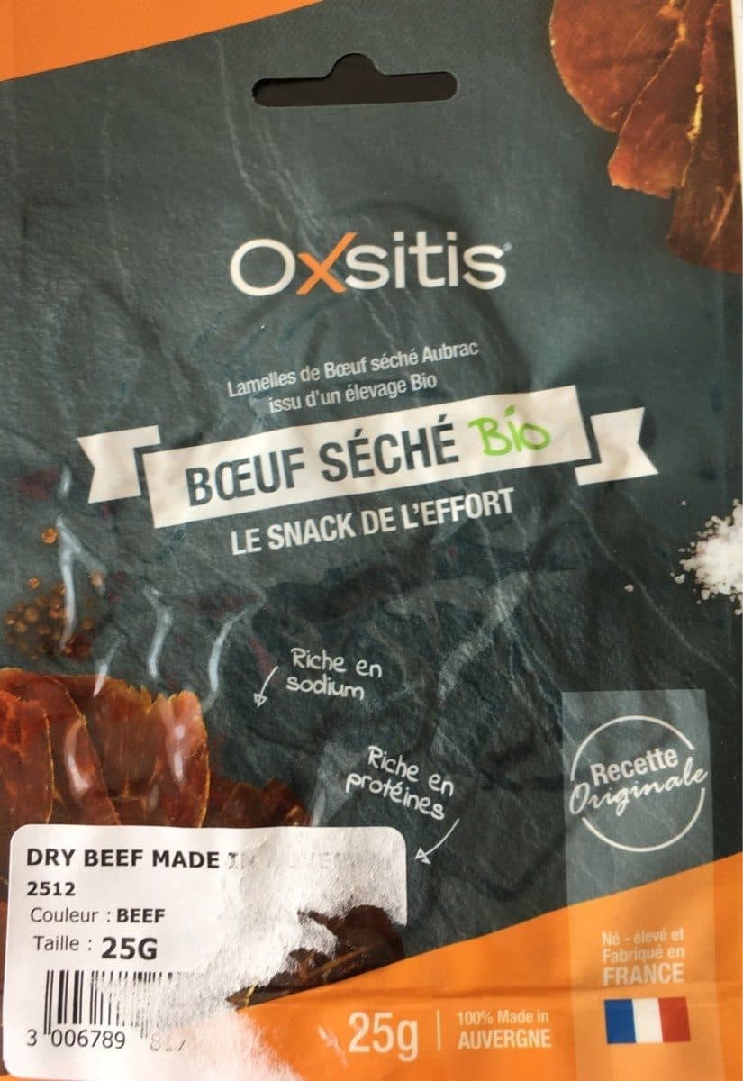 Open Food Facts Boeuf séché bio packshot