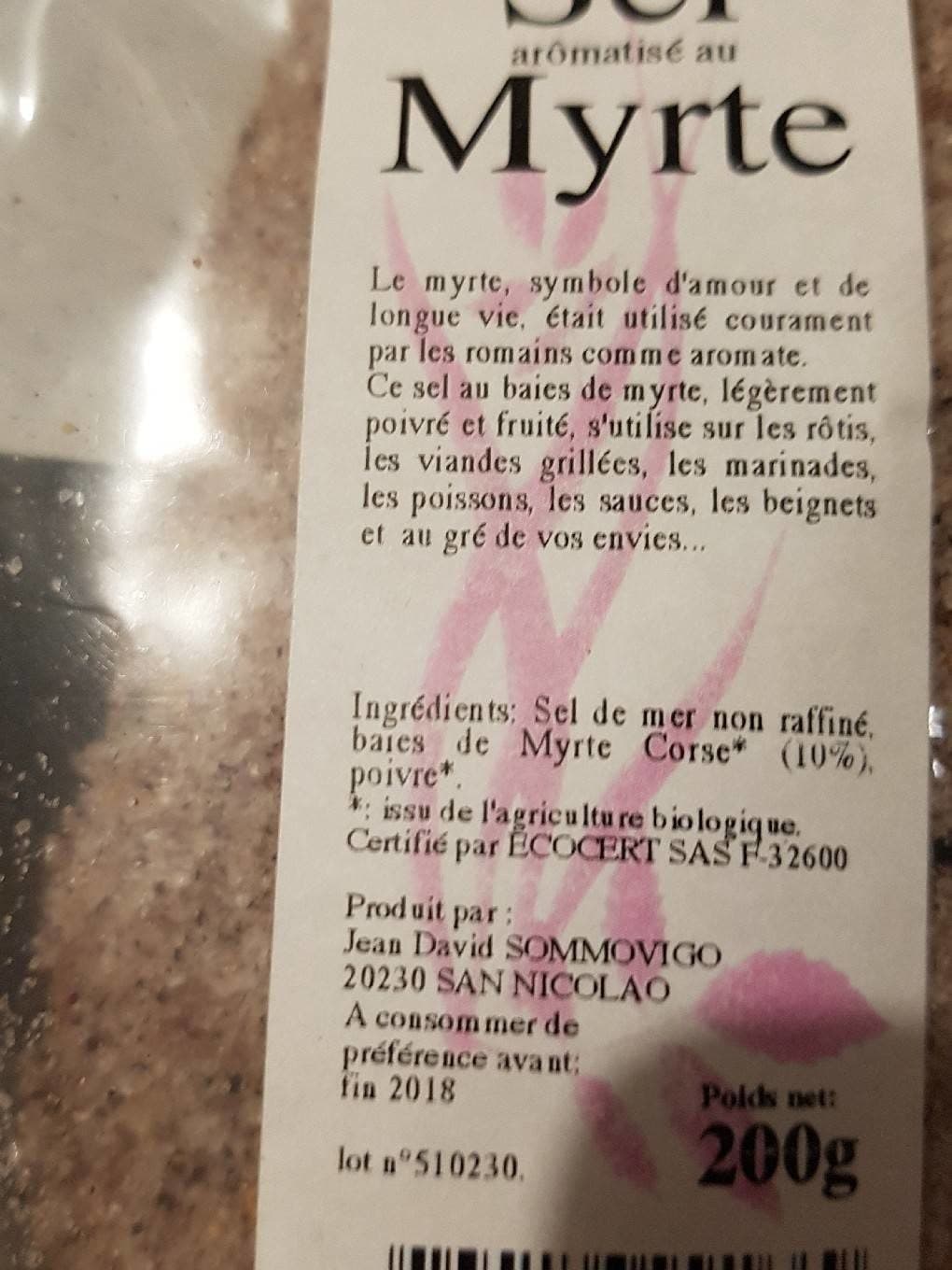 Joli Maquis Sel aux baies de myrte packshot