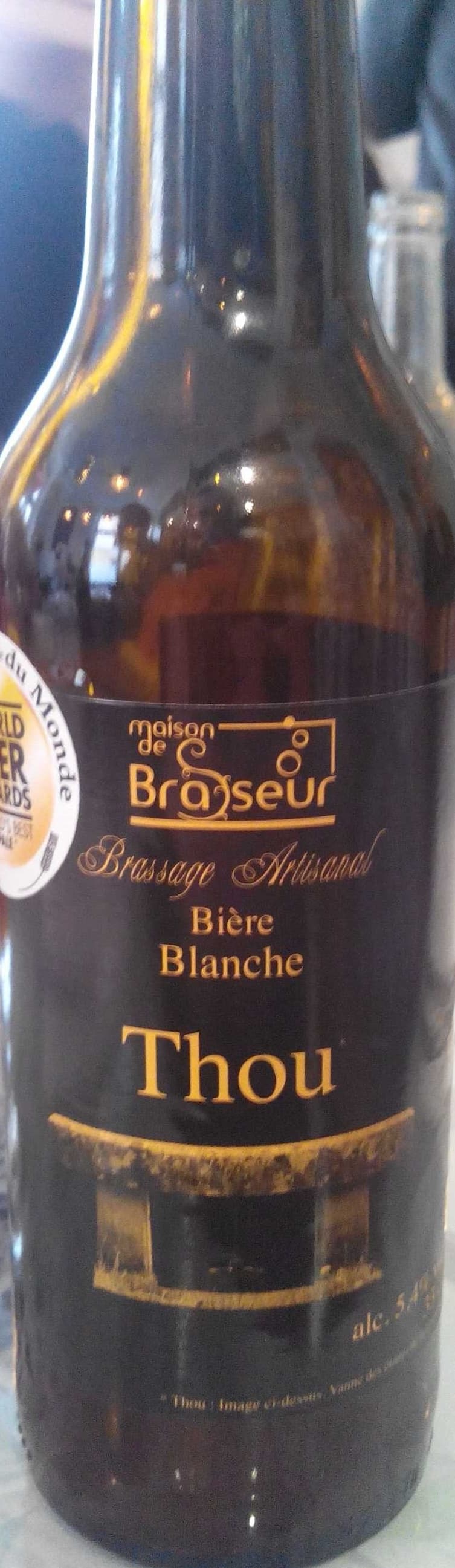 Maison de Brasseur Bière blanche packshot