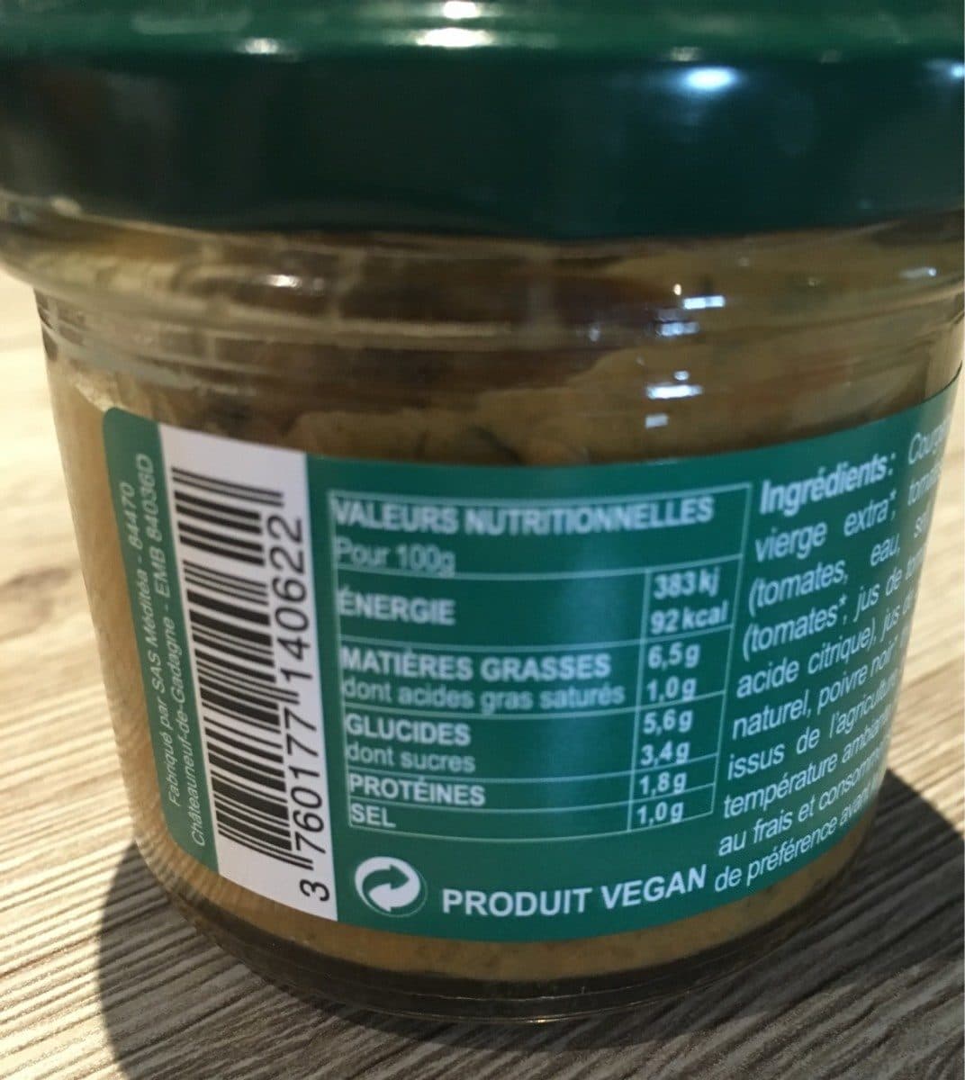 Méditéa Délice de courgettes packshot