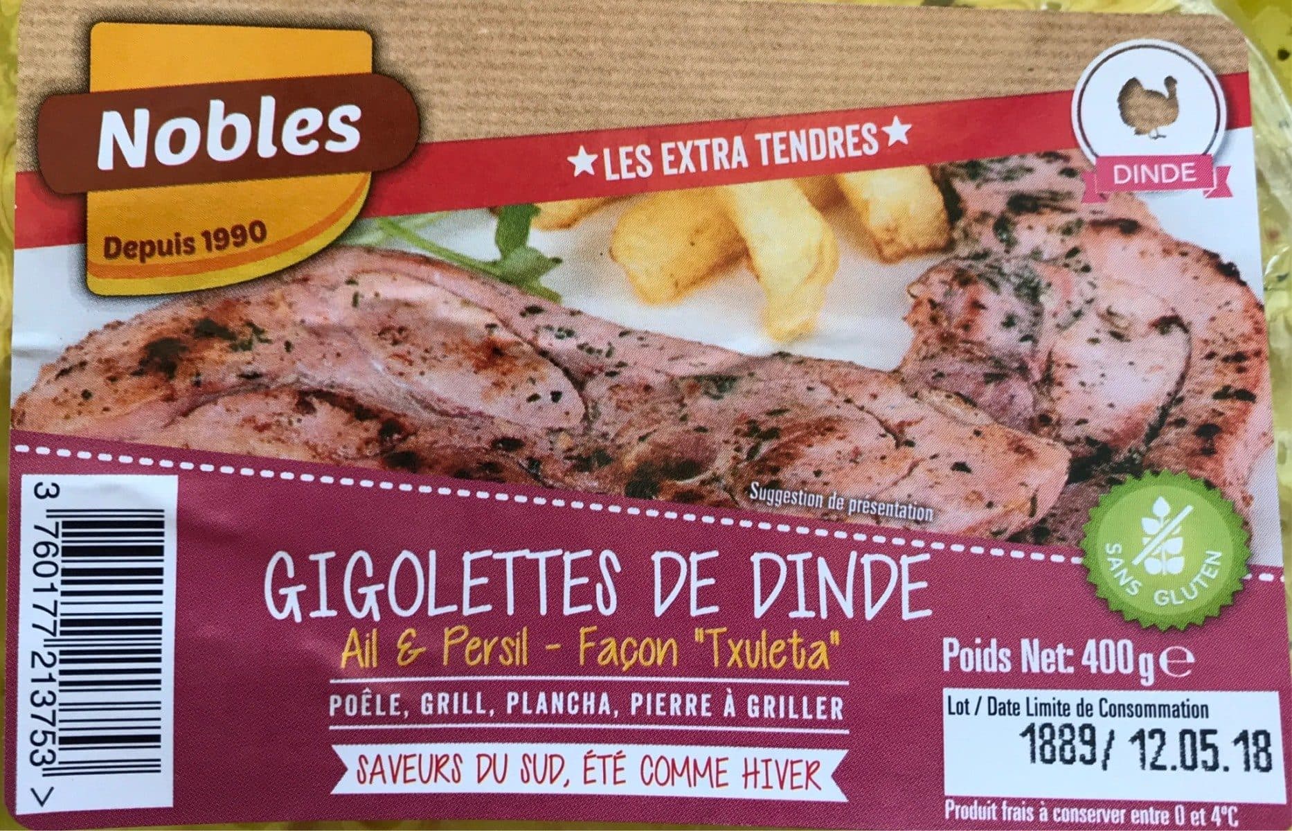 Nobles Gigolettes de dinde packshot