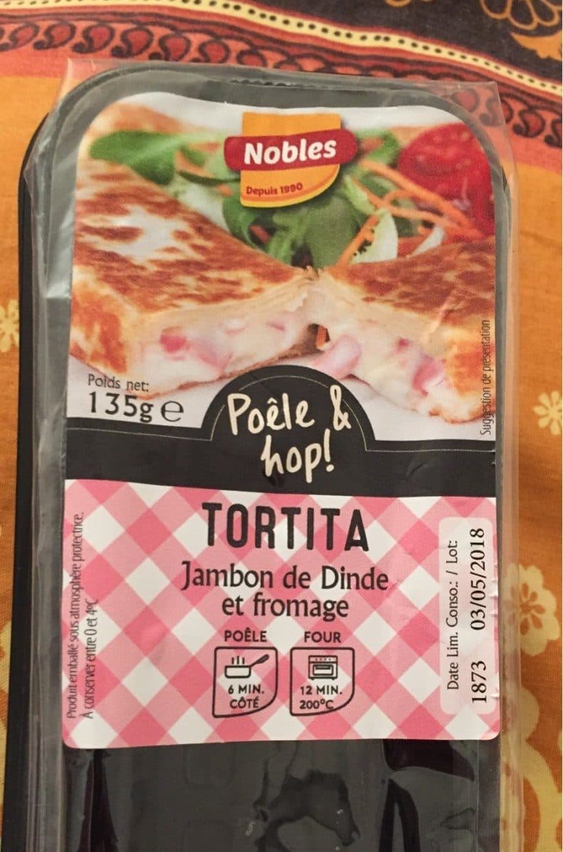 Nobles Tortita jambon de dinde et fromage packshot