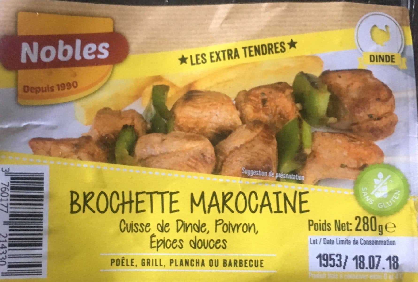 Nobles Brochette marocaine packshot