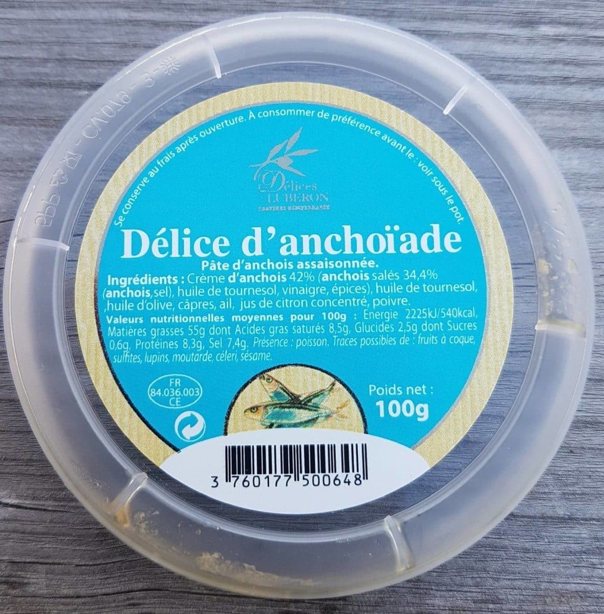 Open Food Facts Delice d anchoiade packshot