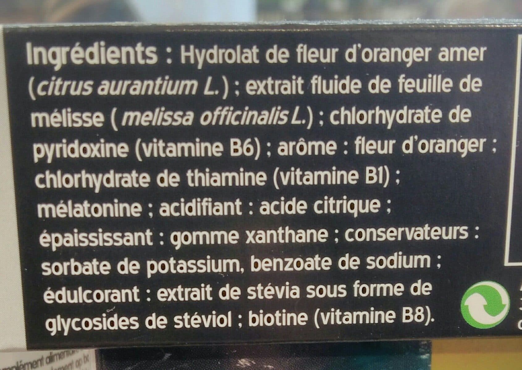 Open Food Facts Spray Melatonile - 20 ML - Aquasilice packshot
