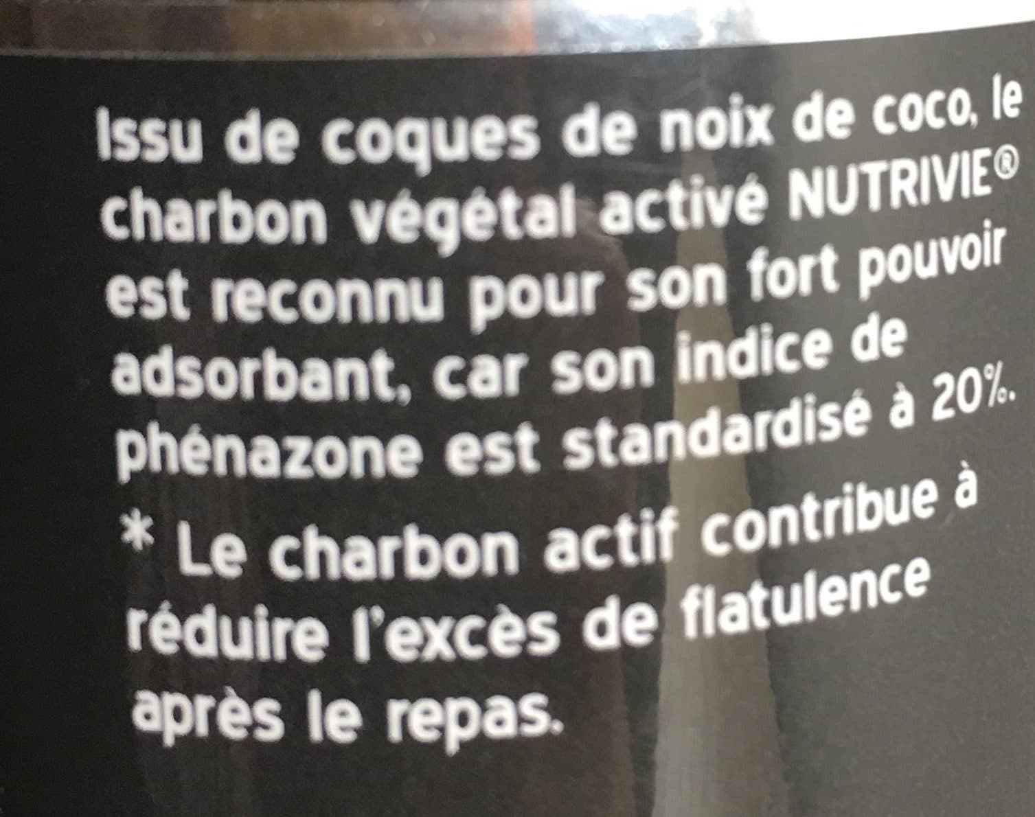 Open Food Facts Charbon végétal activé packshot