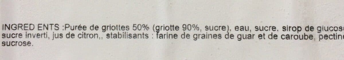 Open Food Facts Sorbet cerise packshot