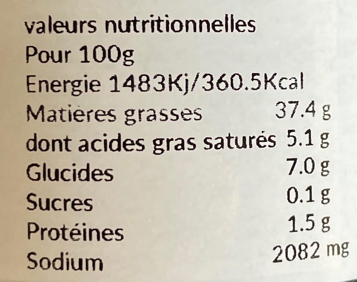 Open Food Facts Olivade noire à la truffe brumale packshot