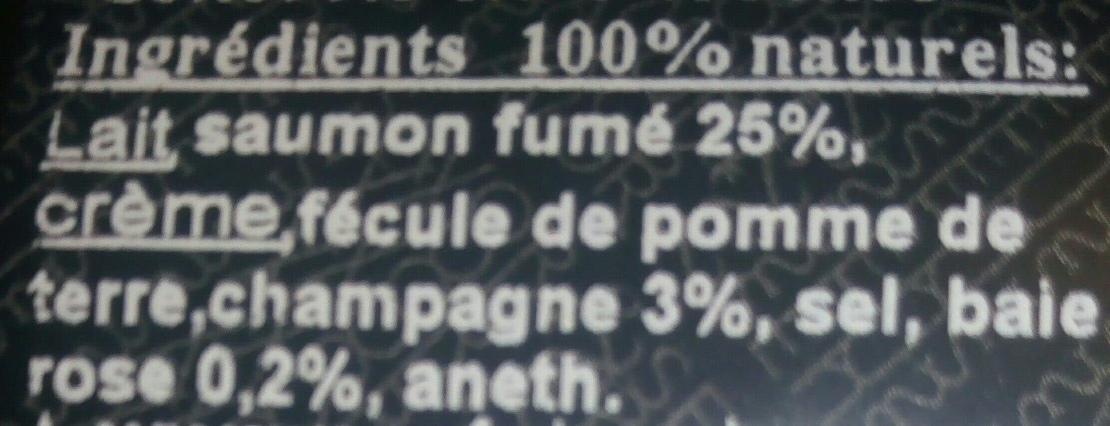 Open Food Facts Mousse de saumon au champagne packshot