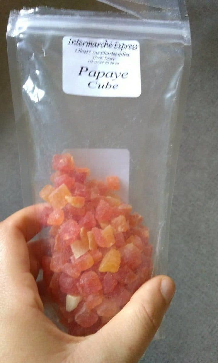 Open Food Facts Papaye cube packshot