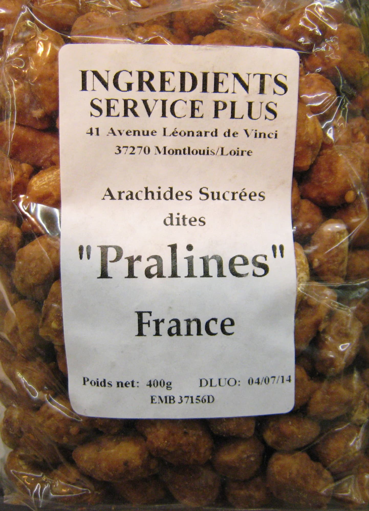 Ingredients Service Plus Arachides Sucrées dites "Pralines" packshot