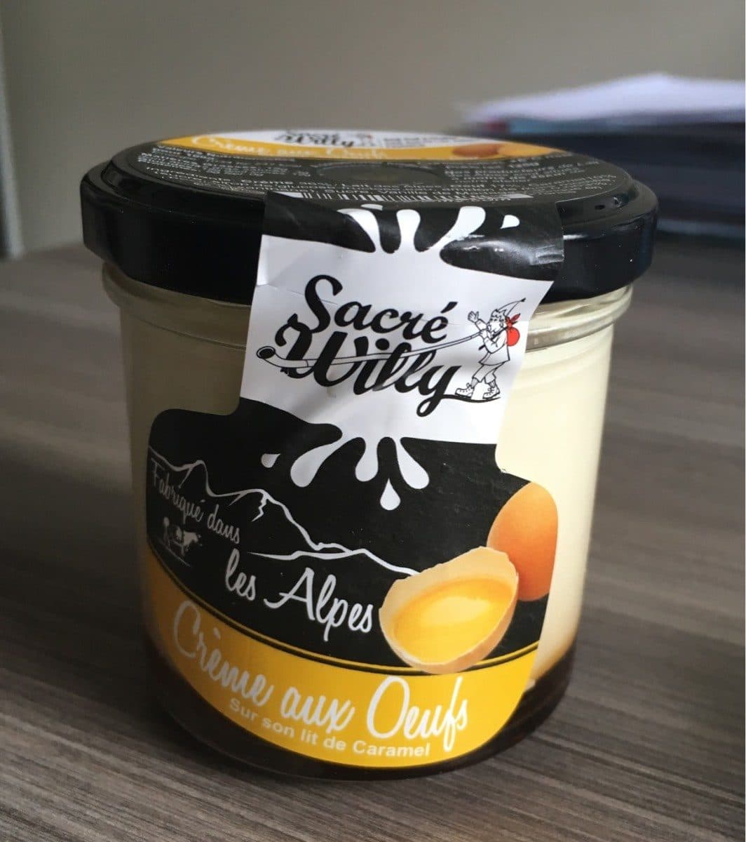 Sacré Willy Crème aux oeufs packshot