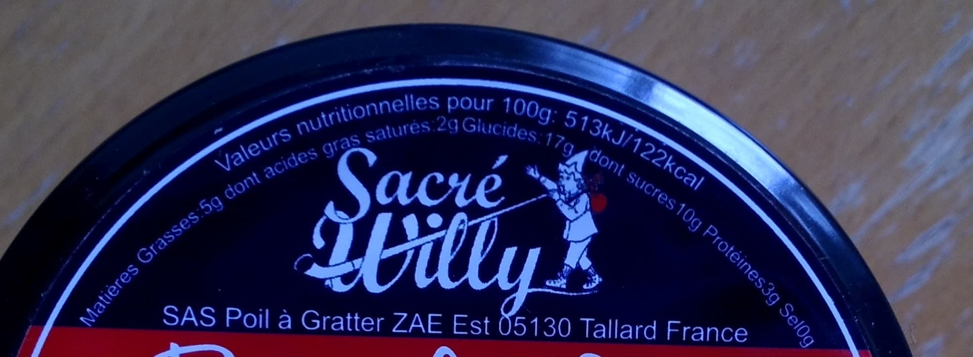 Sacré Willy Riz au Lait Citron packshot