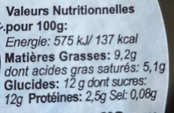 Open Food Facts Fromage Blanc Battu Sur lit de Mangue packshot