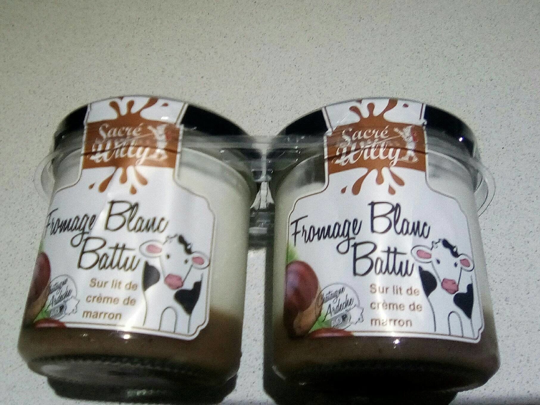 Sacré Willy Blanc Battu Crème de Marron packshot