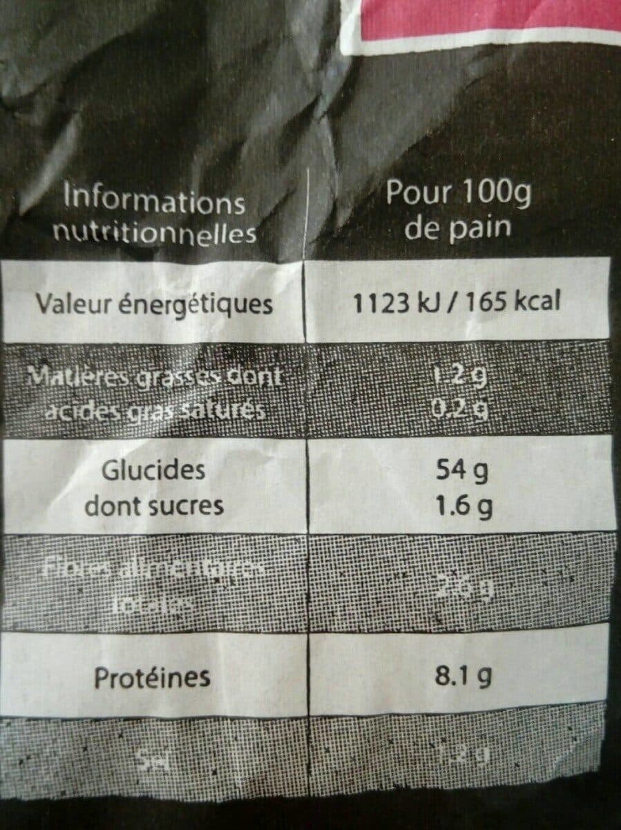 Open Food Facts Baguette de froment packshot