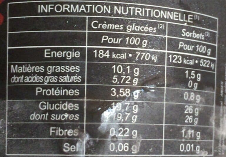 L'Arbre à Glaces Sorbet framboise basilic pourpre packshot