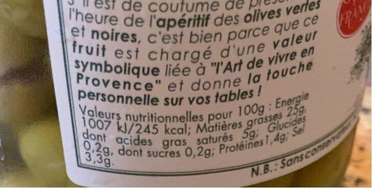 Olives De France Les Olives Cassées de Maussane les Alpilles packshot